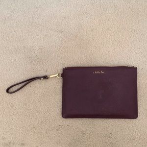 Purple wristlet